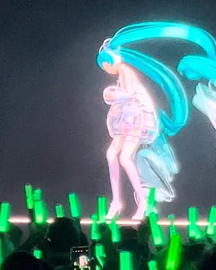 Live concert by Hatsune Miku