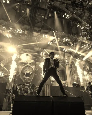 Live concert by Iron Maiden, Megadeth & Anthrax